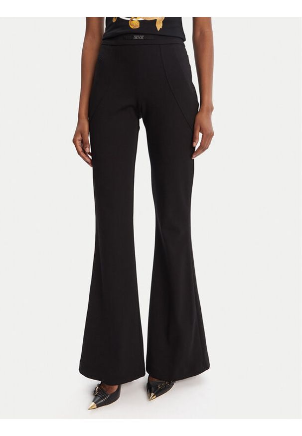 Versace Jeans Couture Spodnie materiałowe 79HAA105 J0092 Czarny Slim Fit. Kolor: czarny. Materiał: syntetyk