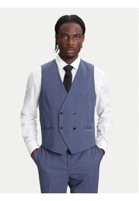 HUGO BOSS Garnitur Henry-Getlin253V1X 50544664 Niebieski Regular Fit. Kolor: niebieski. Materiał: wełna, syntetyk #3