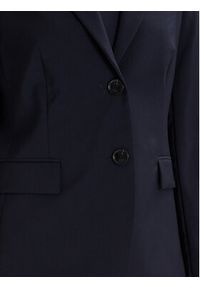 BOSS - Boss Marynarka Juleah 50490035 Granatowy Regular Fit. Kolor: niebieski. Materiał: wełna #4