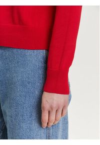 Tommy Jeans Sweter Essential DW0DW20159 Czerwony Regular Fit. Kolor: czerwony #4