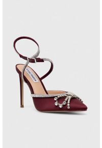 Steve Madden szpilki Vibrantly kolor bordowy SM11002575. Zapięcie: klamry. Kolor: czerwony. Obcas: na szpilce. Wysokość obcasa: średni #4