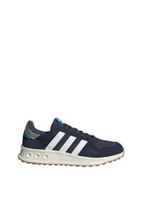 Adidas - Buty Run 84. Kolor: niebieski, biały, szary, wielokolorowy. Sport: bieganie