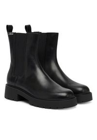 Calvin Klein Jeans Sztyblety Combat Mid Chelsea Boot Hw Lth YW0YW01869 Czarny. Kolor: czarny. Materiał: skóra #6
