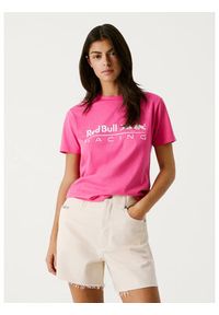 Pepe Jeans T-Shirt Red Bull Racing RL500004 Różowy Regular Fit. Kolor: różowy. Materiał: bawełna #3