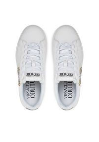 Versace Jeans Couture Sneakersy 78VA3SK3 Biały. Kolor: biały. Materiał: skóra #3