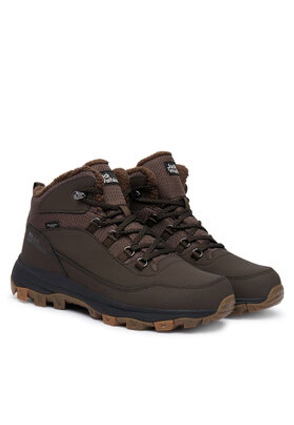 Jack Wolfskin Trekkingi Everquest Texapore Mid 4053611 Brązowy. Kolor: brązowy. Materiał: materiał. Sport: turystyka piesza