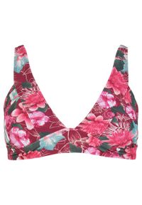 Biustonosz bikini bustier bonprix bordowy. Kolor: czerwony #1