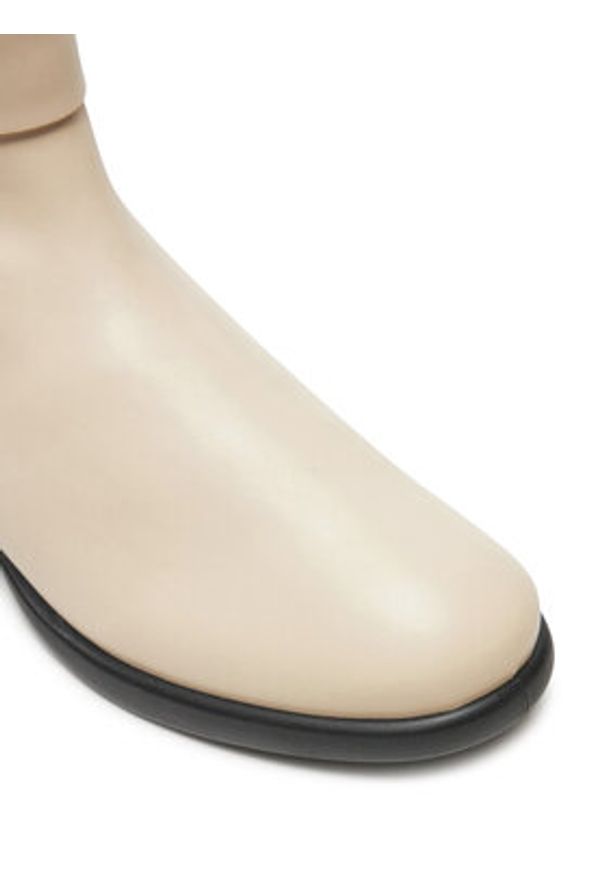 ecco - ECCO Botki Sculpted Lx 22235301378 Beżowy. Kolor: beżowy. Materiał: skóra