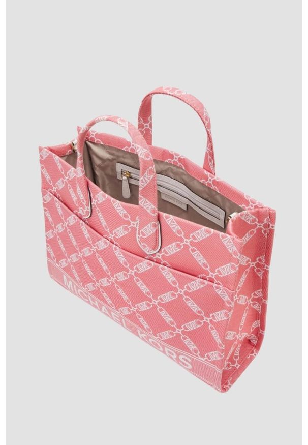 Michael Kors - MICHAEL KORS Karolowa shopperka LG Grab Tote. Kolor: czerwony. Styl: elegancki