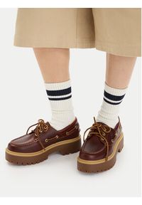Timberland Loafersy Stone Street Boat TB0A2QDMD571 Brązowy. Kolor: brązowy. Materiał: skóra. Styl: street #6