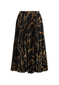 Lauren Ralph Lauren - LAUREN RALPH LAUREN Spódnica plisowana 200P14015001 Czarny A-Line Fit. Kolor: czarny. Materiał: syntetyk #7