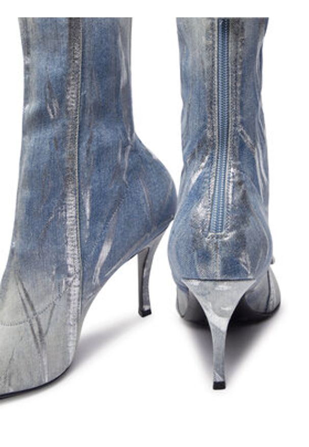 Diesel Kozaki Venus AB Y03413 P6264 H9502 Niebieski. Kolor: niebieski. Materiał: materiał