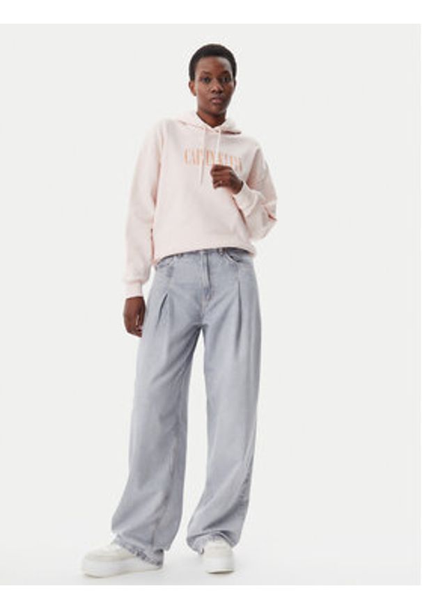 Calvin Klein Jeans Bluza Varsity J20J225579 Różowy Regular Fit. Kolor: różowy. Materiał: bawełna