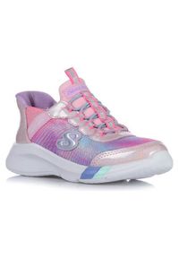 skechers - Buty do chodzenia dla dzieci Skechers Dreamy Lites. Zapięcie: sznurówki. Kolor: wielokolorowy. Materiał: materiał, tkanina, syntetyk. Szerokość cholewki: normalna. Sport: turystyka piesza