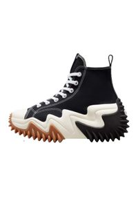 Buty do chodzenia dla dorosłych Converse Run Star Motion High Black Gum. Kolor: czarny. Materiał: guma. Sport: turystyka piesza, bieganie