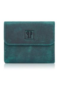 Portmonetka damska zielona PAOLO PERUZZI T-11-GR. Kolor: zielony. Materiał: skóra #1