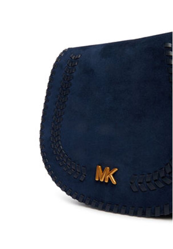 MICHAEL Michael Kors Torebka Josie 30S6AQ5M6O Niebieski. Kolor: niebieski. Materiał: zamszowe, skórzane