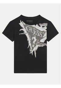 Guess T-Shirt L5GI20 K8HM4 Czarny Regular Fit. Kolor: czarny. Materiał: bawełna