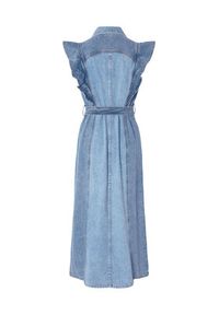 YAS Sukienka jeansowa Cawi 26037659 Niebieski Regular Fit. Kolor: niebieski. Materiał: bawełna #3