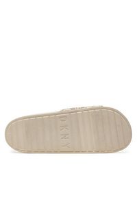 DKNY Klapki Zella K2533210 Beżowy. Kolor: beżowy. Materiał: materiał #2