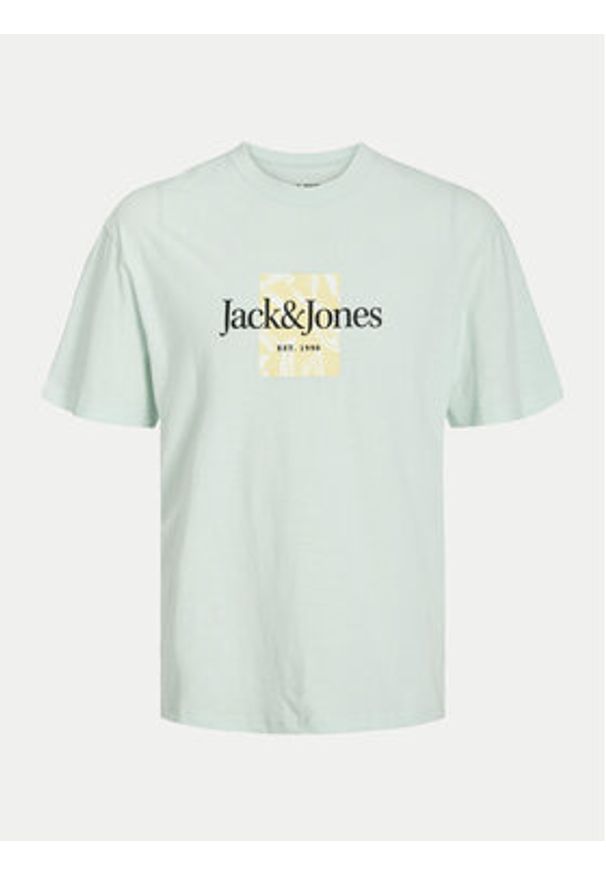 Jack & Jones - Jack&Jones T-Shirt Lafayette 12250436 Zielony Relaxed Fit. Kolor: zielony. Materiał: bawełna