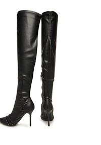 Karl Lagerfeld - KARL LAGERFELD Kozaki KL30987 Czarny. Kolor: czarny. Materiał: skóra #5
