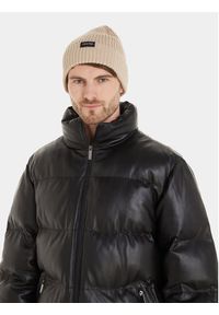 Calvin Klein Czapka Classic Cotton Rib Beanie K50K510982 Beżowy. Kolor: beżowy. Materiał: bawełna #3