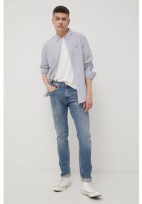 Tommy Jeans jeansy SCANTON BF1233 męskie. Kolor: niebieski #4