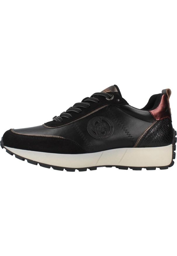 Carmela - Kapcie CARMELA 162699C Czarny. Kolor: czarny. Materiał: tkanina, skóra. Styl: sportowy