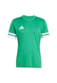 Adidas - Koszulka Squadra 25. Kolor: biały, zielony, wielokolorowy. Materiał: materiał #2