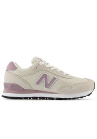 Buty New Balance WL515CGR - beżowe. Okazja: na co dzień. Kolor: beżowy. Materiał: guma, zamsz, materiał, syntetyk. Szerokość cholewki: normalna