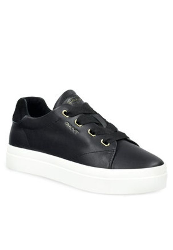 GANT - Gant Sneakersy 32531169 Czarny. Kolor: czarny. Materiał: skóra