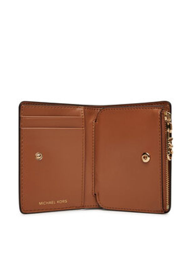 MICHAEL Michael Kors Mały Portfel Damski 32S5G8ED7V Écru. Materiał: skóra