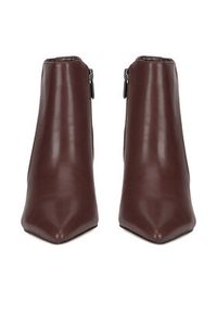Nine West Botki WFA2784-1 Brązowy. Kolor: brązowy. Materiał: materiał #4
