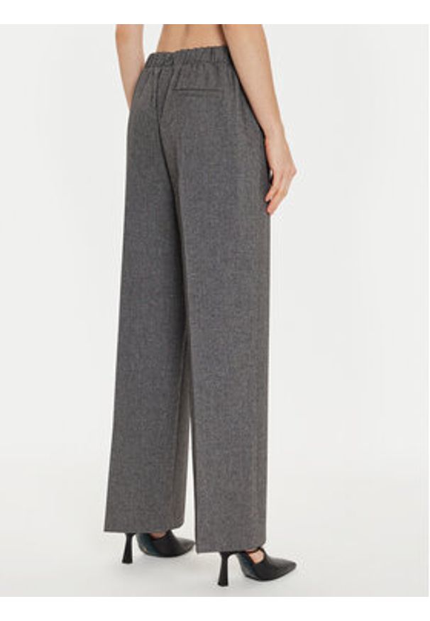 Imperial Spodnie materiałowe P4L0IEI Szary Wide Leg. Kolor: szary. Materiał: syntetyk