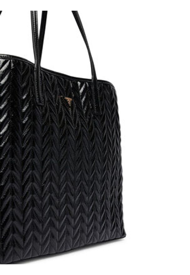 Guess Torebka Cheryl HWTQ97 20240 Czarny. Kolor: czarny. Materiał: skórzane