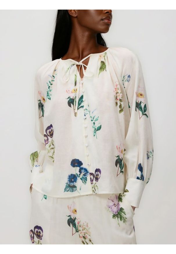 Reserved - Bluzka z ramią - wielobarwny