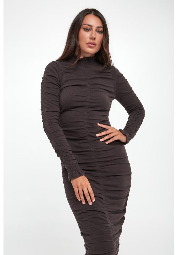 Twinset Milano - Sukienka marszczona TWINSET