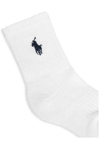 Polo Ralph Lauren Zestaw 6 par wysokich skarpet dziecięcych 442974056001 Biały. Kolor: biały. Materiał: materiał, bawełna