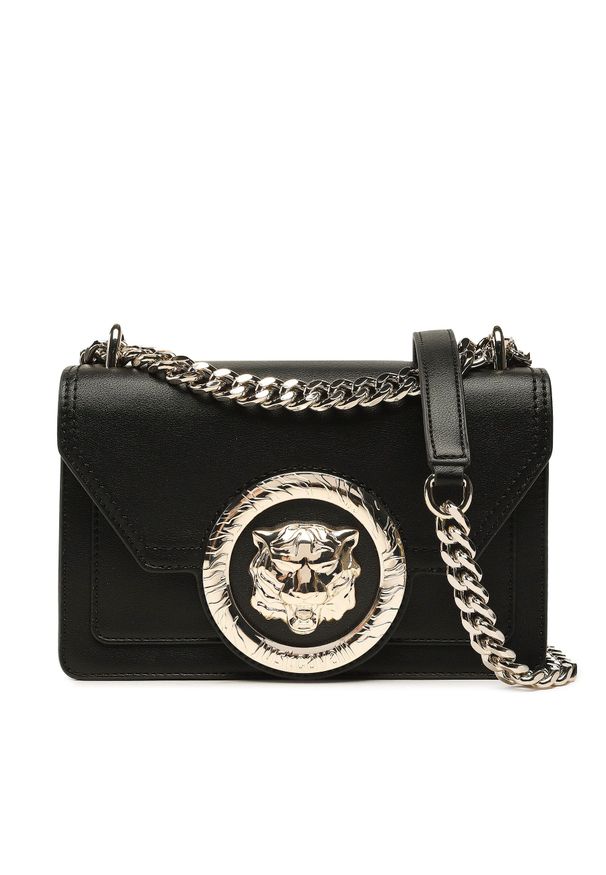 Torebka Just Cavalli 74RB4B17 899. Kolor: czarny. Materiał: skórzane