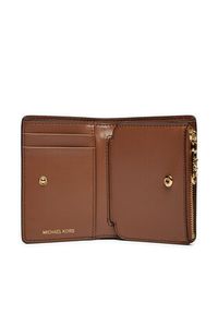MICHAEL Michael Kors Mały Portfel Damski 32S4G8ED7V Brązowy. Kolor: brązowy. Materiał: skóra