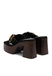 Guess Jeans Klapki CEO-JD421-3 Czarny. Kolor: czarny. Materiał: skóra, zamsz #4