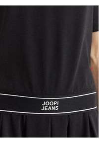 JOOP! Jeans Polo Talena 10100104 30100660 Czarny Modern Fit. Typ kołnierza: polo. Kolor: czarny. Materiał: syntetyk #5