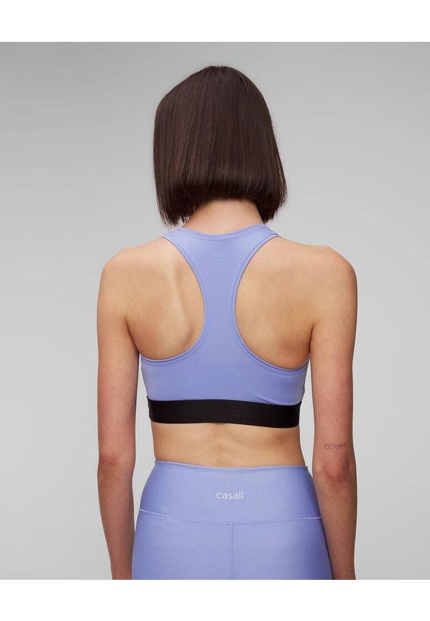 CASALL - Stanik Casall Graphic Sports Bra. Kolor: niebieski. Sport: joga i pilates