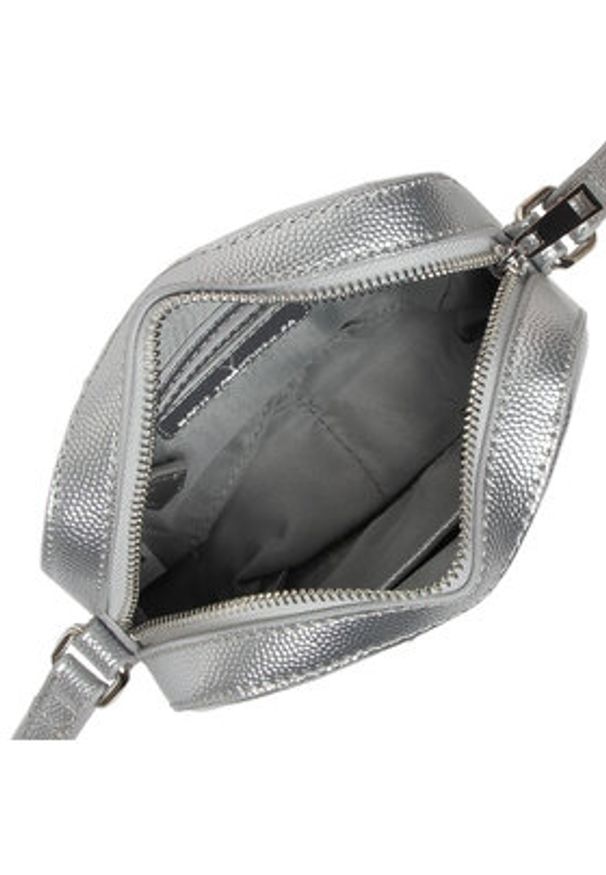 VALENTINO - Valentino Torebka Divina VBS1R409G Srebrny. Kolor: srebrny. Materiał: skórzane