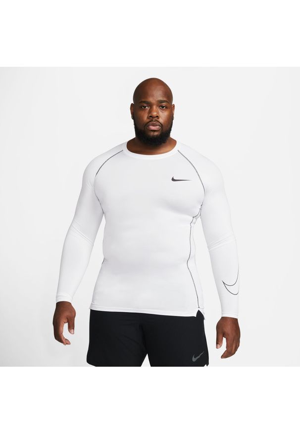 Koszulka Męska Termoaktywna Nike Pro Tight Compression. Kolor: wielokolorowy, czarny, biały