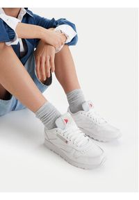 Reebok Sneakersy EO-CLASSIC LEATHER 100008496 W Biały. Kolor: biały. Materiał: syntetyk, skóra. Model: Reebok Classic #4