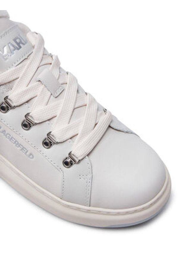 Karl Lagerfeld - KARL LAGERFELD Sneakersy KL67544 Biały. Kolor: biały. Materiał: skóra
