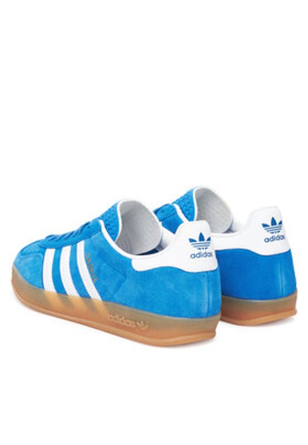 Adidas - adidas Sneakersy Gazelle Indoor JI2061 Niebieski. Kolor: niebieski. Materiał: skóra, zamsz. Model: Adidas Gazelle