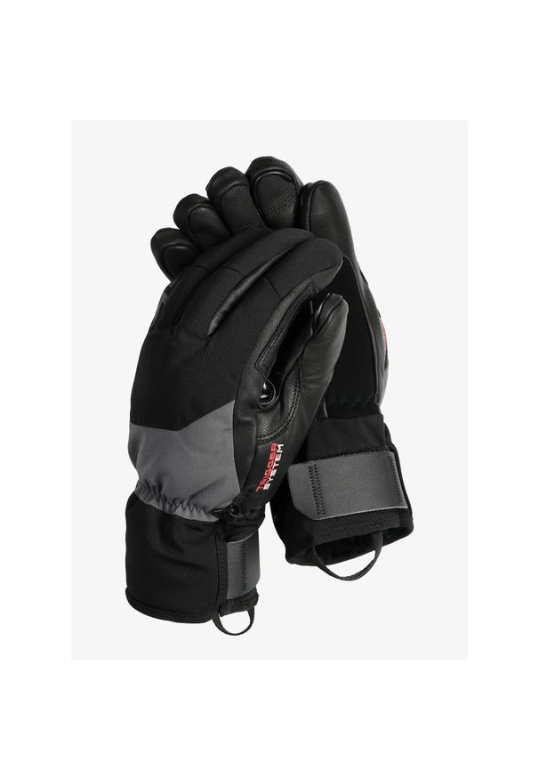 Rękawice narciarskie męskie Leki Hevon Thermo 3D. Kolor: czarny. Sezon: zima. Sport: narciarstwo